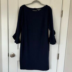 Women's Business/Cocktail Dress, Lagerfeld, Size 12, Navy